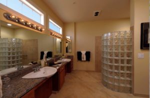 Universal design bathroom